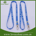 Lindo poliéster lanyard personalizado pequeña cantidad